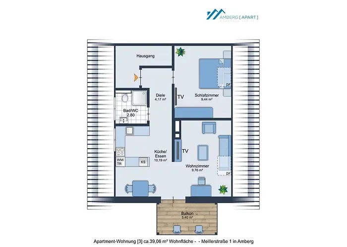 - Apartment-wohnung 3 - Wohnraum Auf Zeit Appartamento *